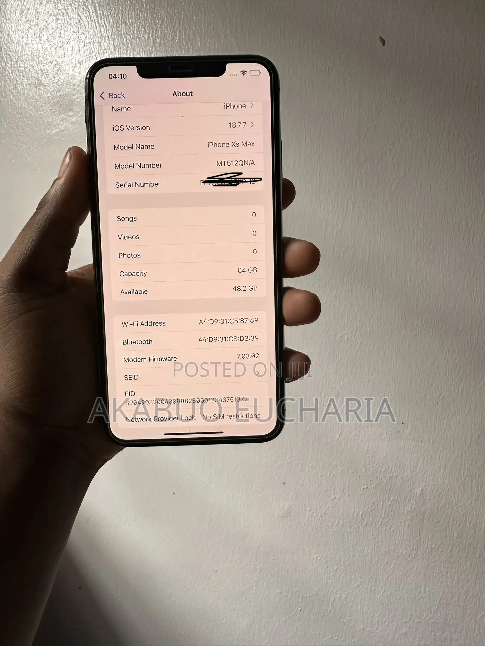 Apple iPhone XS Max 64 GB White