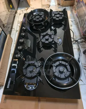 Bosch Built-in 90cm Flips Up With Led Digital Display Timer Gas Hob