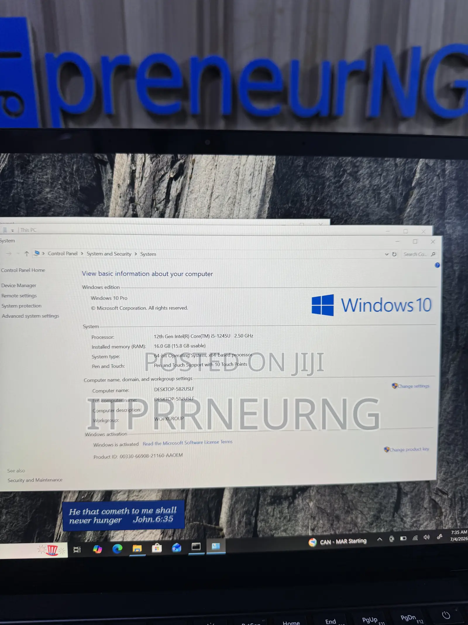 Laptop Microsoft Surface Laptop 5 16GB Intel Core i5 SSD 512GB