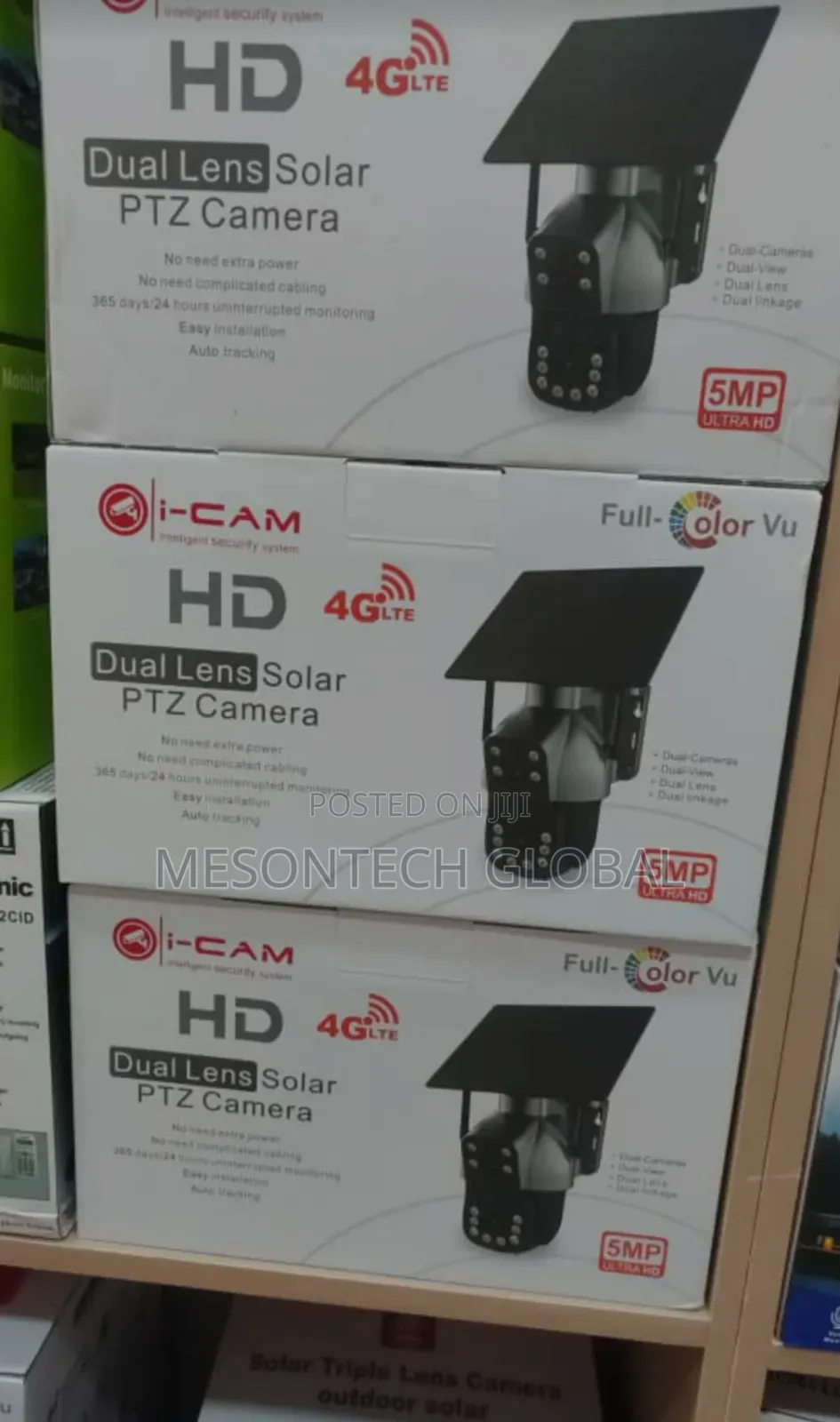 Duel Lens Wifi Solar Smart Camera