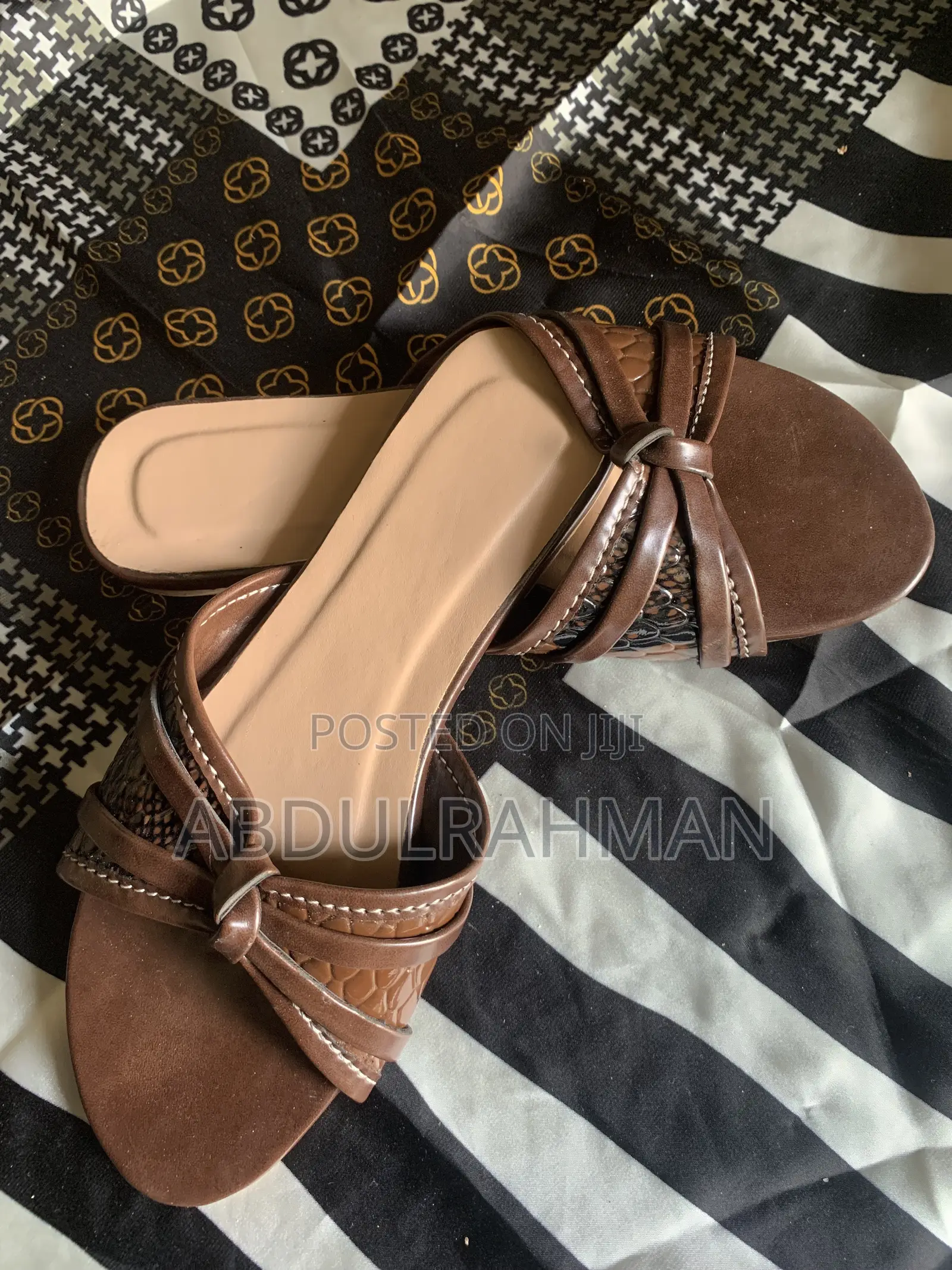 Leather Slides