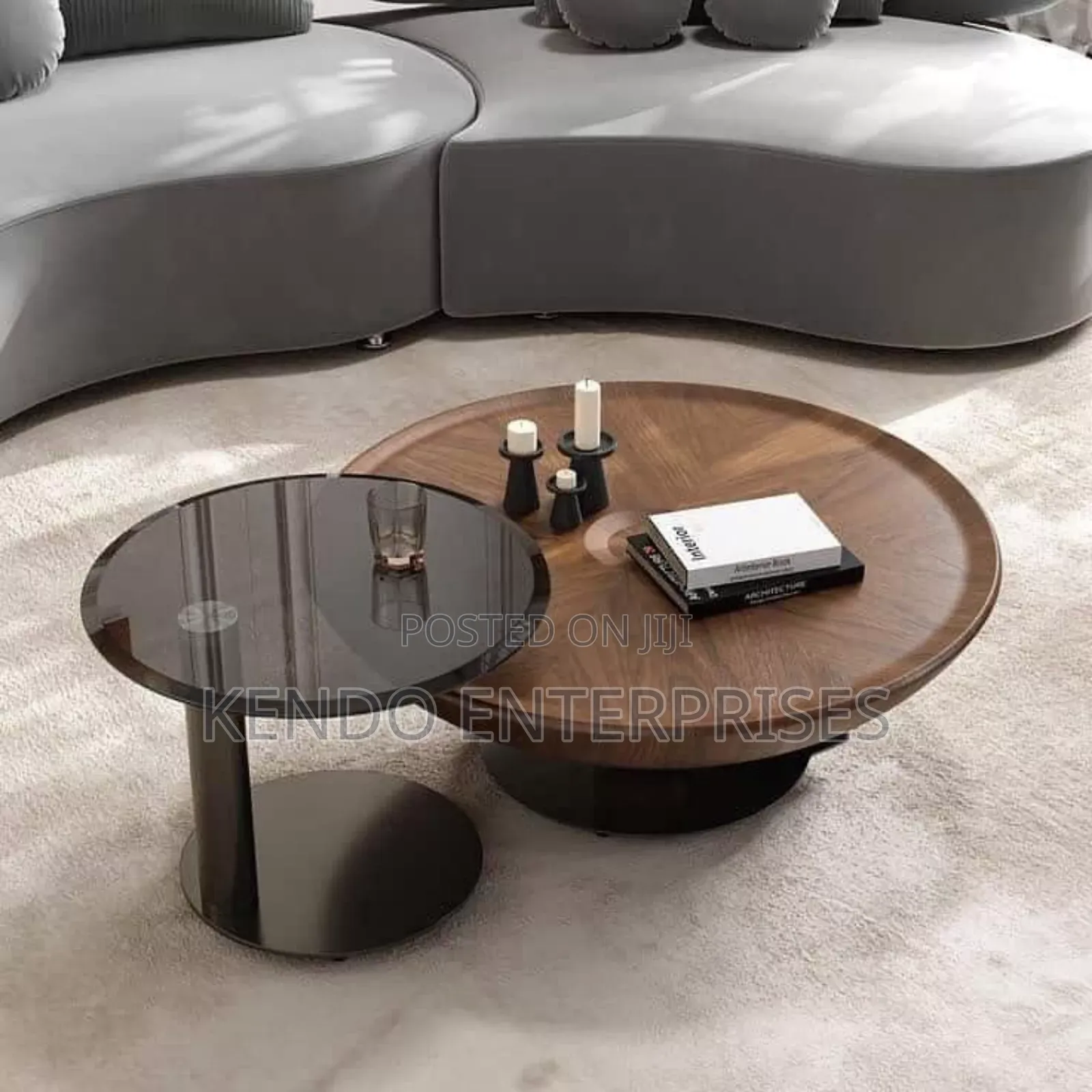 Brown 2 in 1 Center Table
