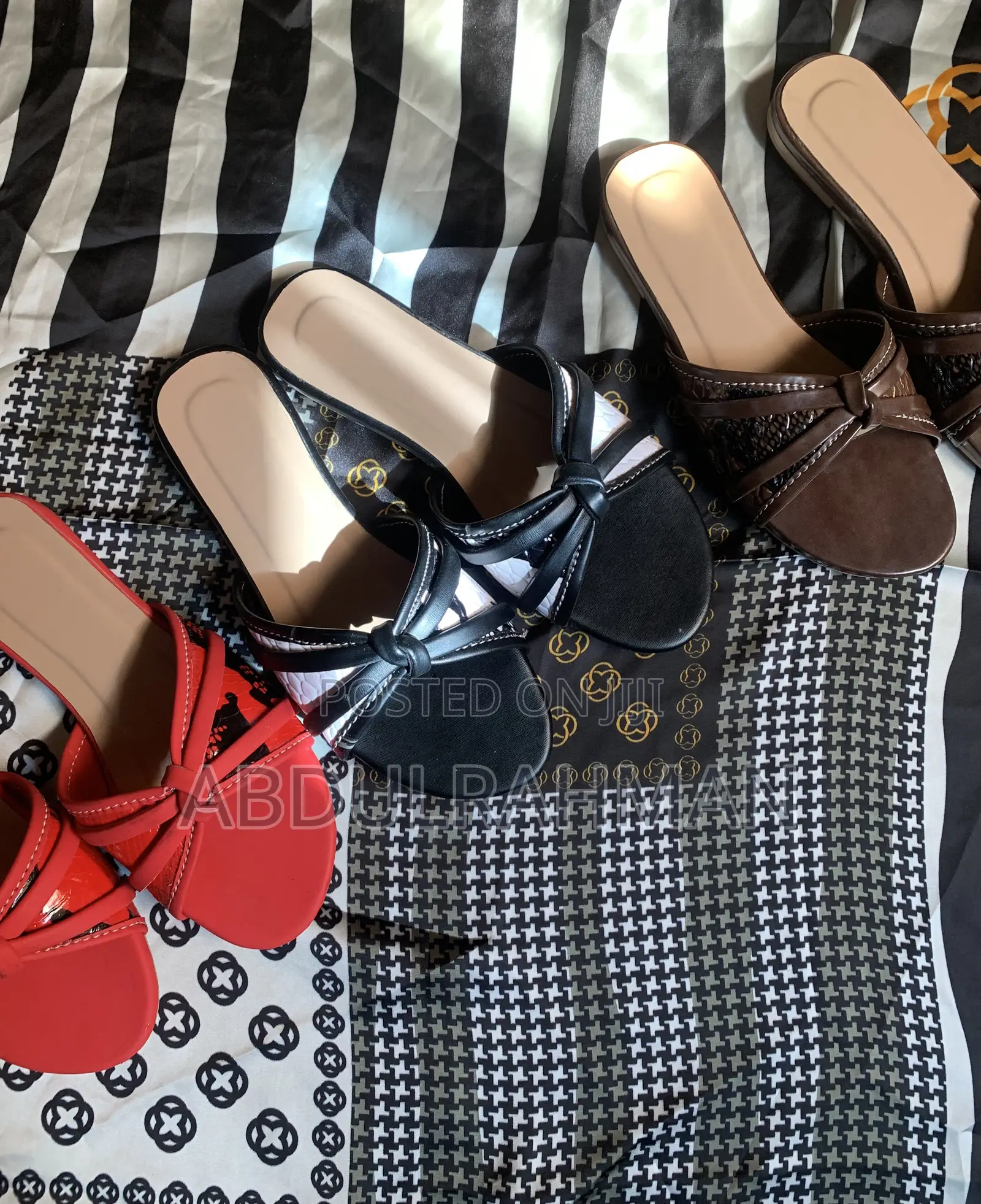 Leather Slides