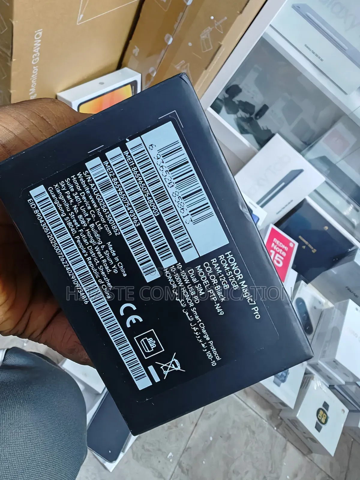 New Honor Magic7 Pro 512 GB Black