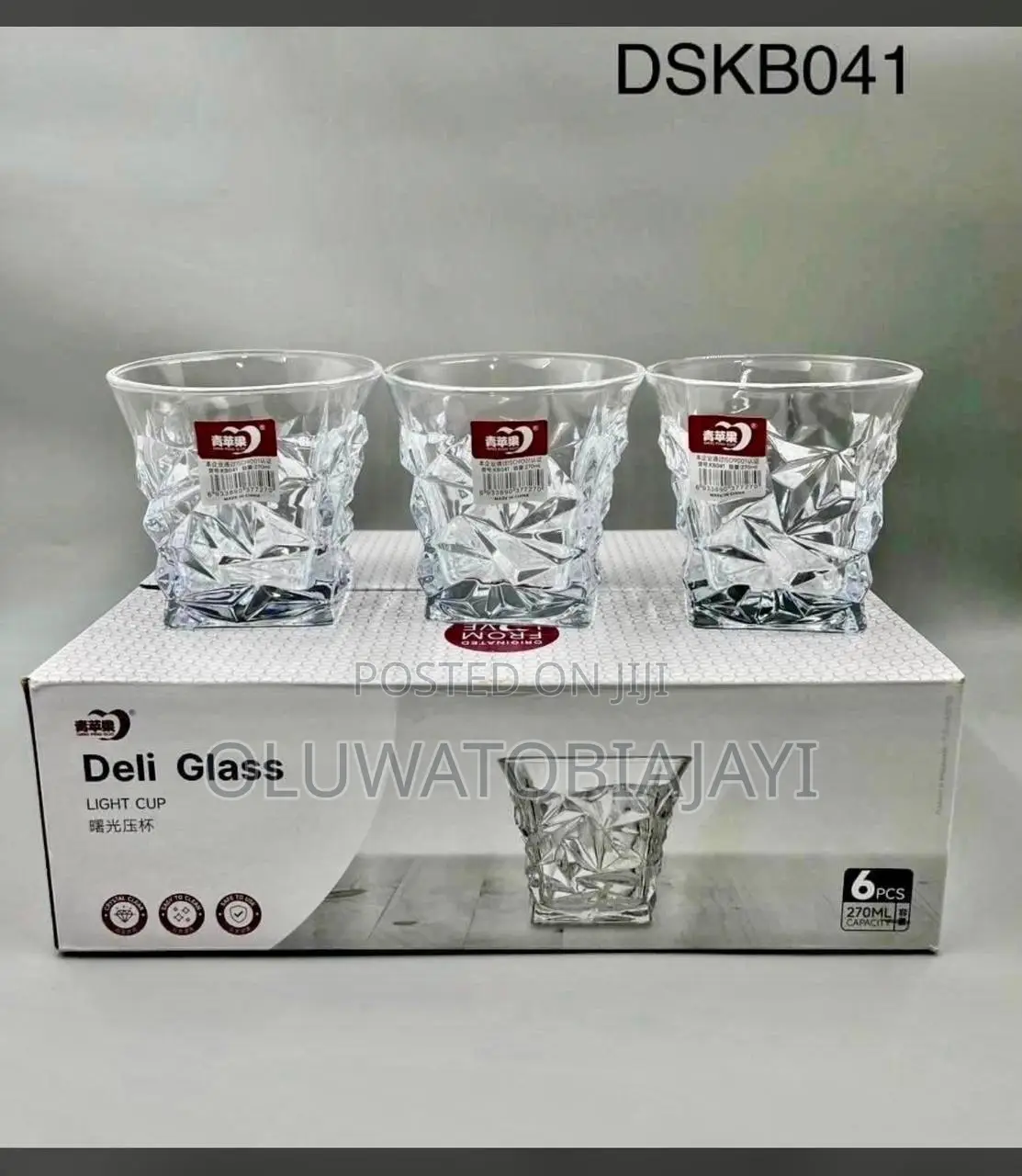 6pcs Glass Cup