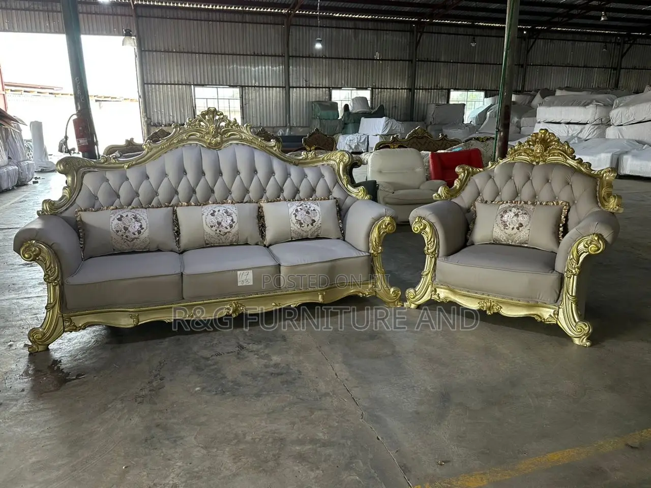 Imported Leather Sofa