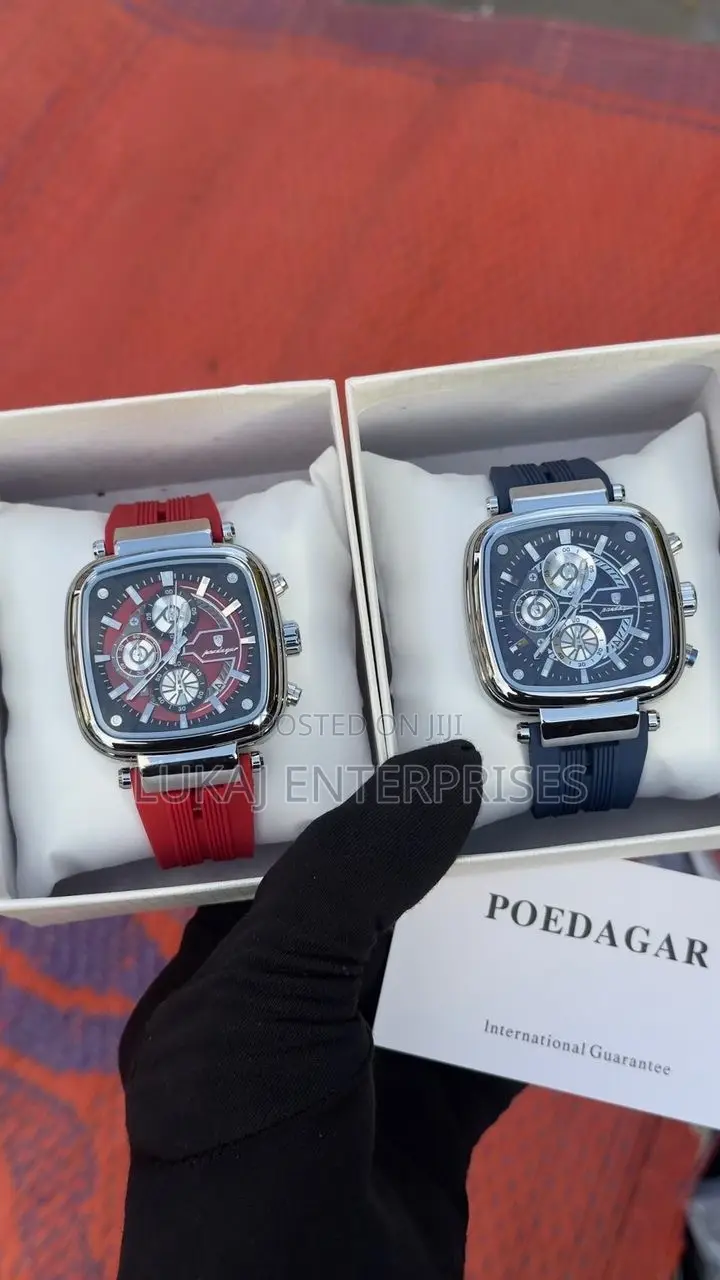Poedagar Rubber Classic Watch