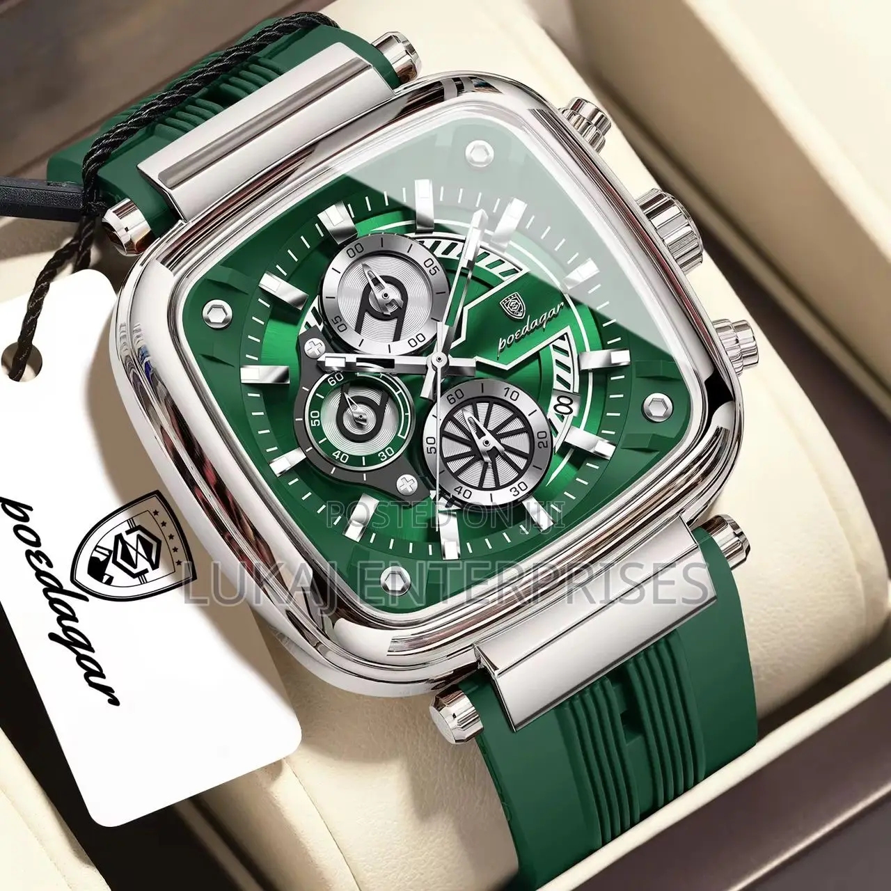 Poedagar Rubber Classic Watch
