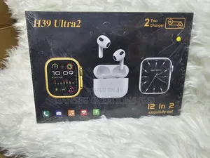 H39 Ultra 2 12-in-2 Smartwatch Combo - Two Watches+Pro Wireless Earbud