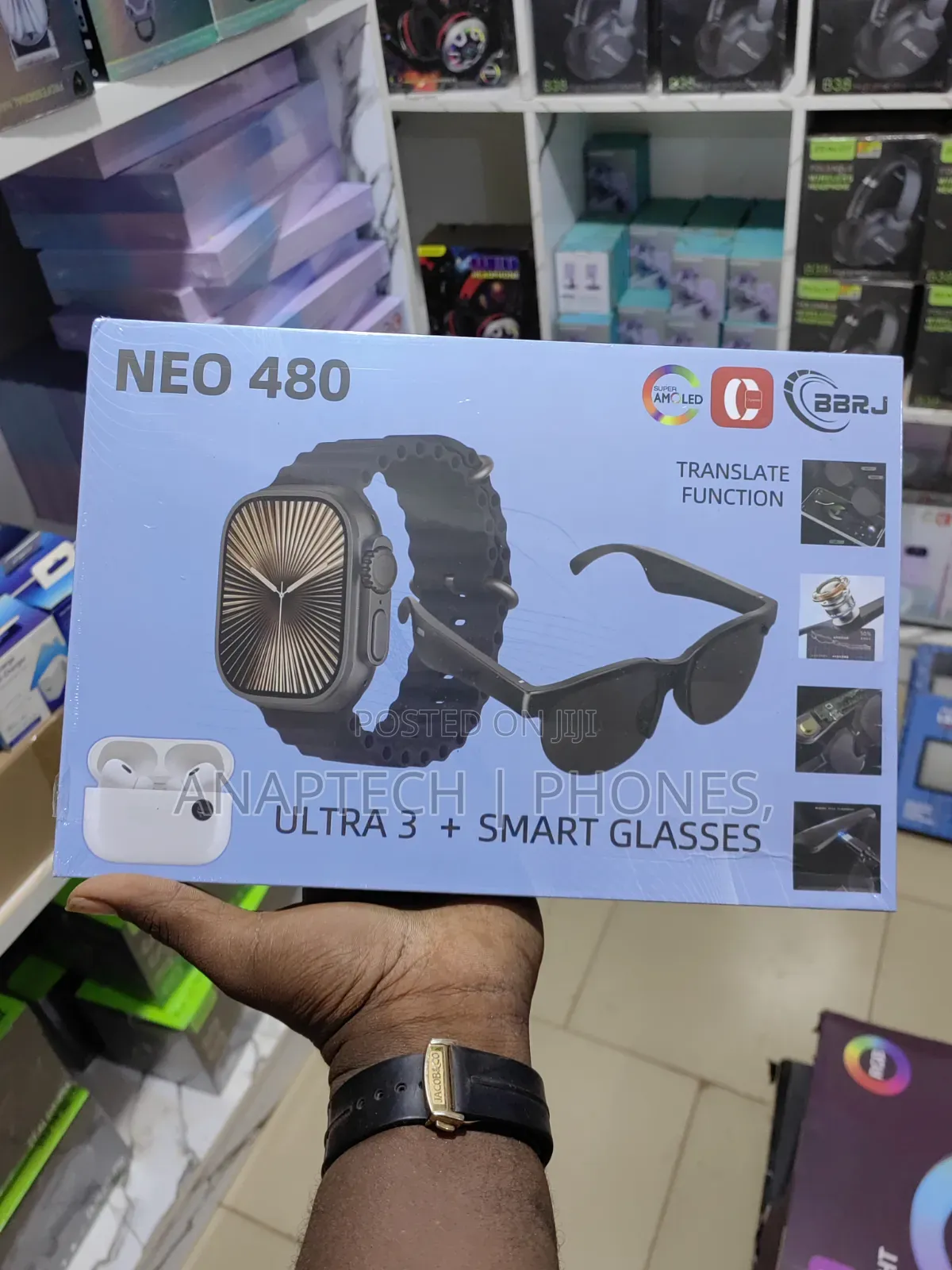 Ne0 480 Ultra 3 +Smart Glasses Super Amoled Translate Function