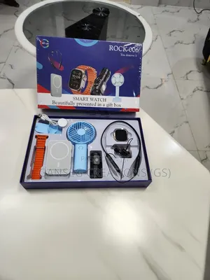 Rock-006 Smart Watch Combo Set - Watch Ultra + Neckband+Power Bank+Fan