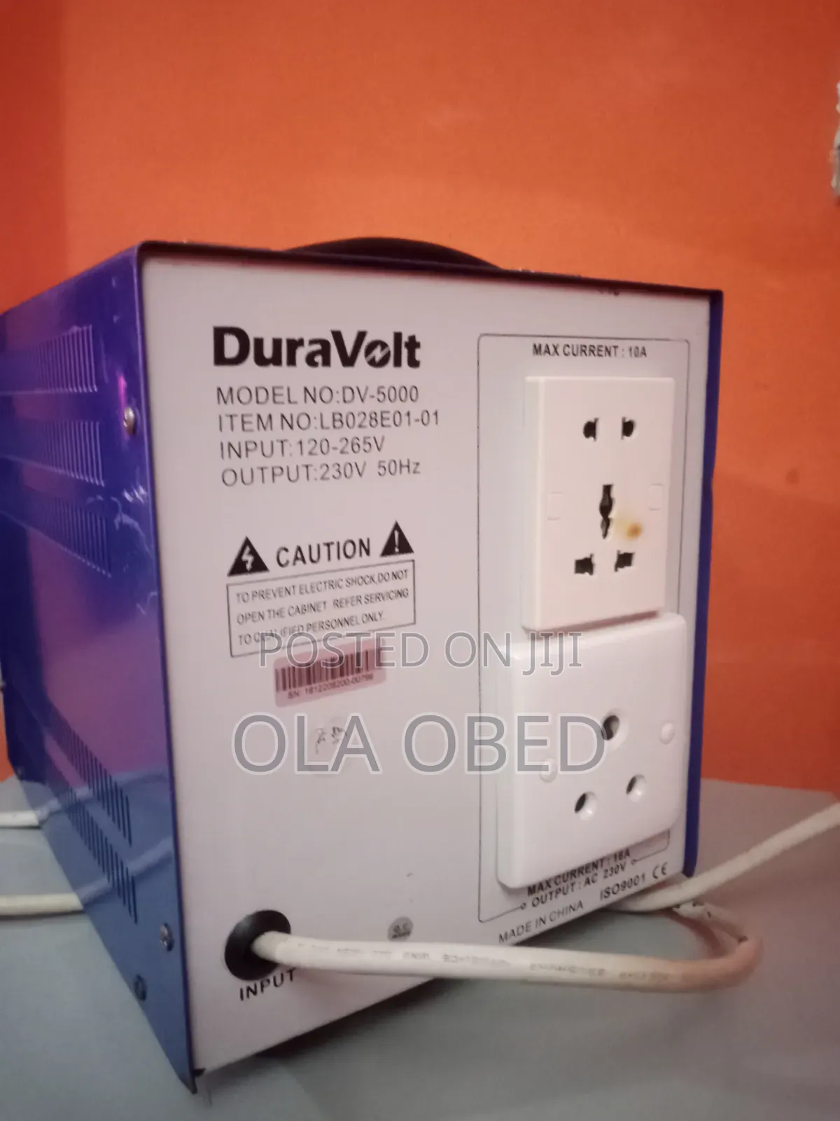 Few Months Used Duravolt Stabilizer 5000