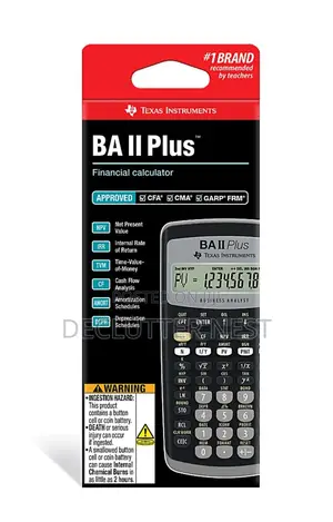 Texas Instruments Ba Ii Plus Financial Calculator