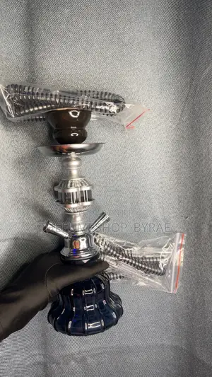 2-Hose Glass Shisha Pot