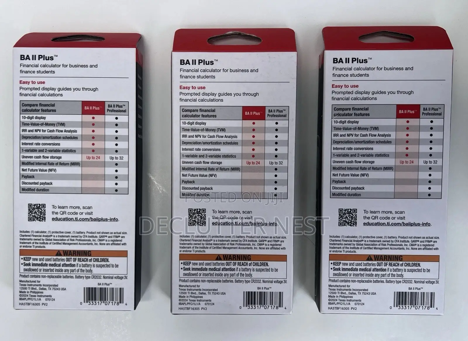 Texas Instruments Ba Ii Plus Financial Calculator