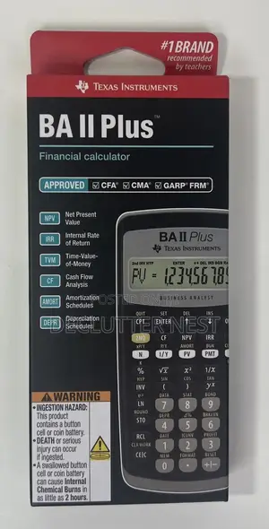 Texas Instruments Ba Ii Plus Financial Calculator