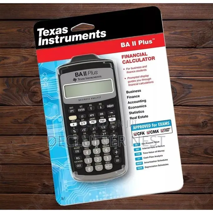 Texas Instruments Ba Ii Plus Financial Calculator
