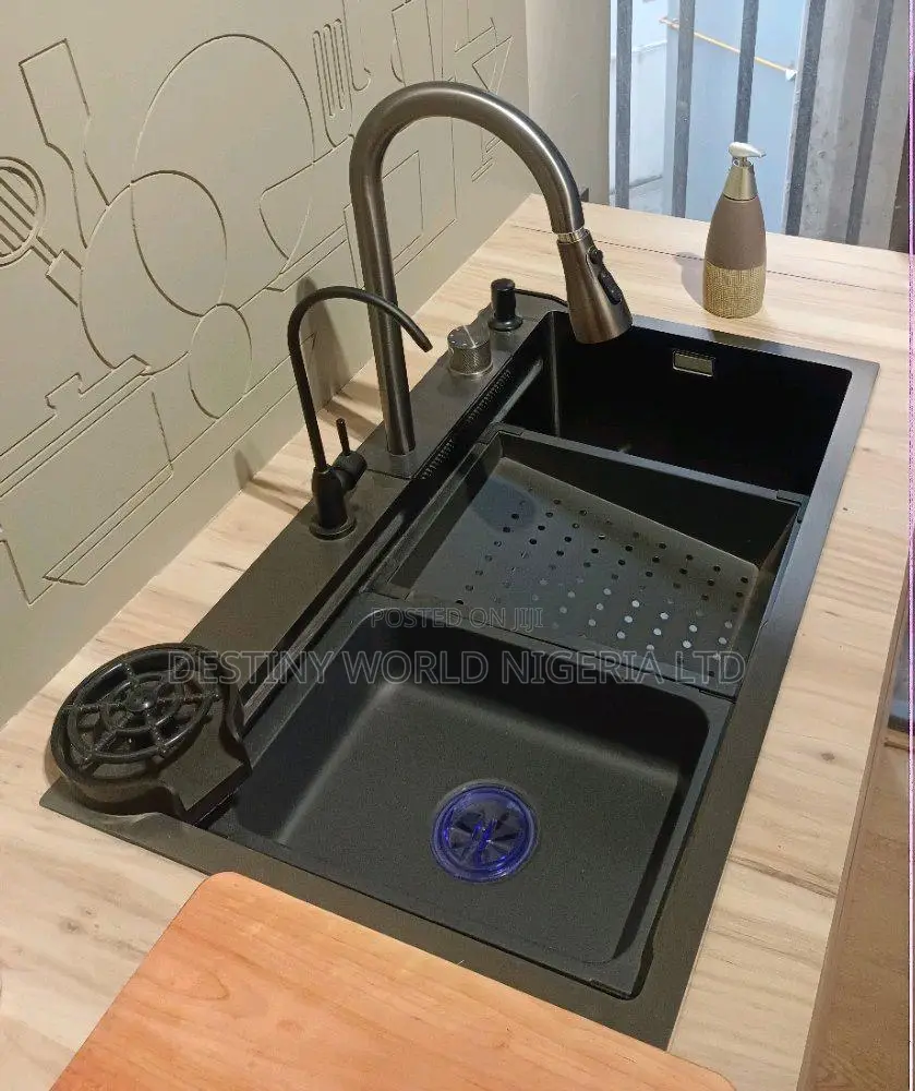 Multifunctional Kitchen Sink (Black)