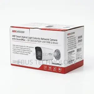 Hikvision 4mp Smartlight Colorvu Network Camera Ds-2cd1047g2h-Liuf/SRB