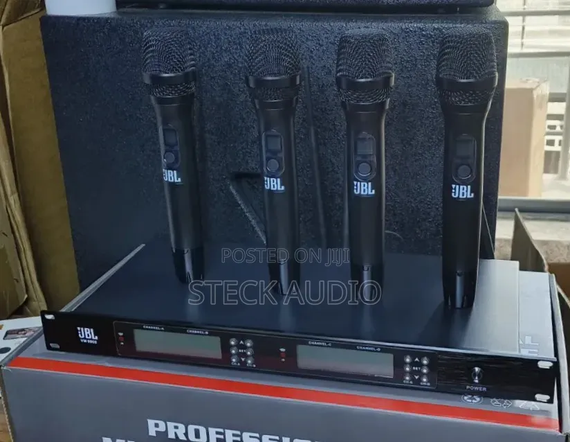 JBL Vm9900 4in1 Selectable Frequency Wireless Microphone System
