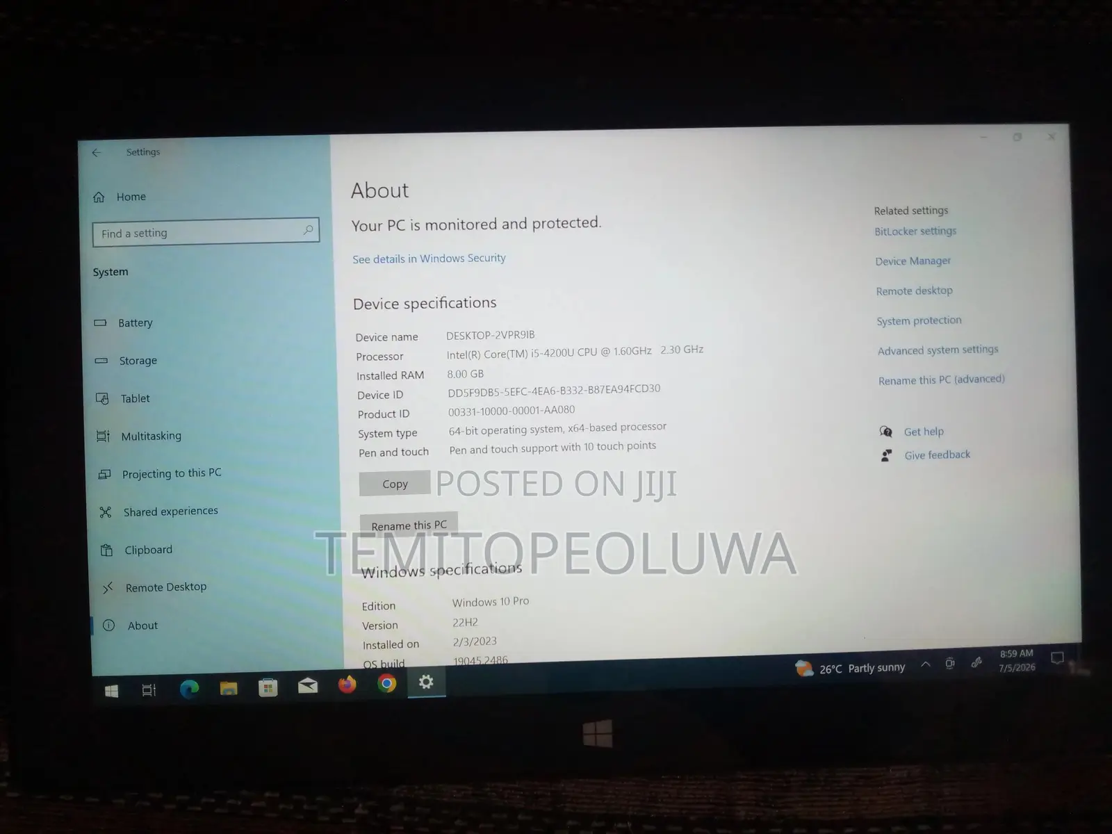 Microsoft Surface Pro 3 i5 256 GB Black