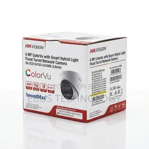 Hikvision 4mp Colorvu 3.0 Fixed Network Camera Ds-2cd1347g3-Liu/SRB
