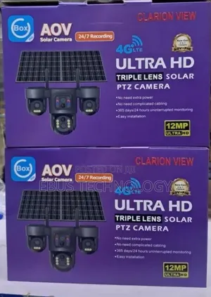 Ubox 3 Lens 4g Solar PTZ Camera