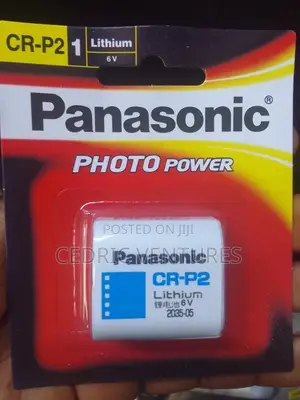 Panasonic Cr-p2 Lithium Battery 6v