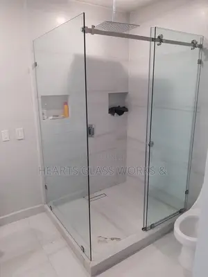 Contemporary Glass Shower Enclosure Installation