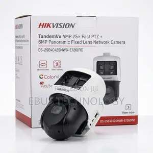 Hikvision 4mpptz + 6mpfixed Lens Network Camera Ds2se4c425mwge/26(f0)