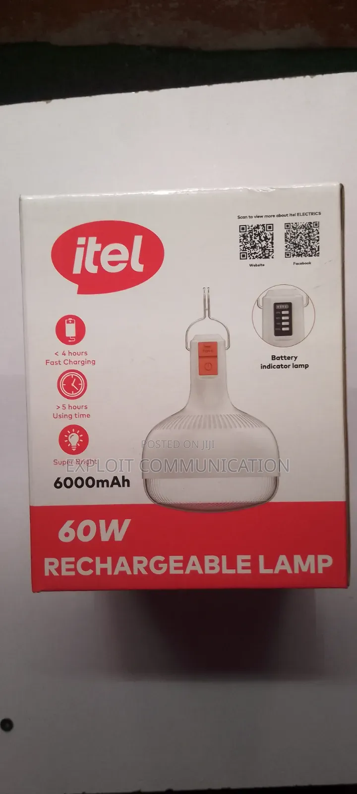 Itel Rechargeable Bulb