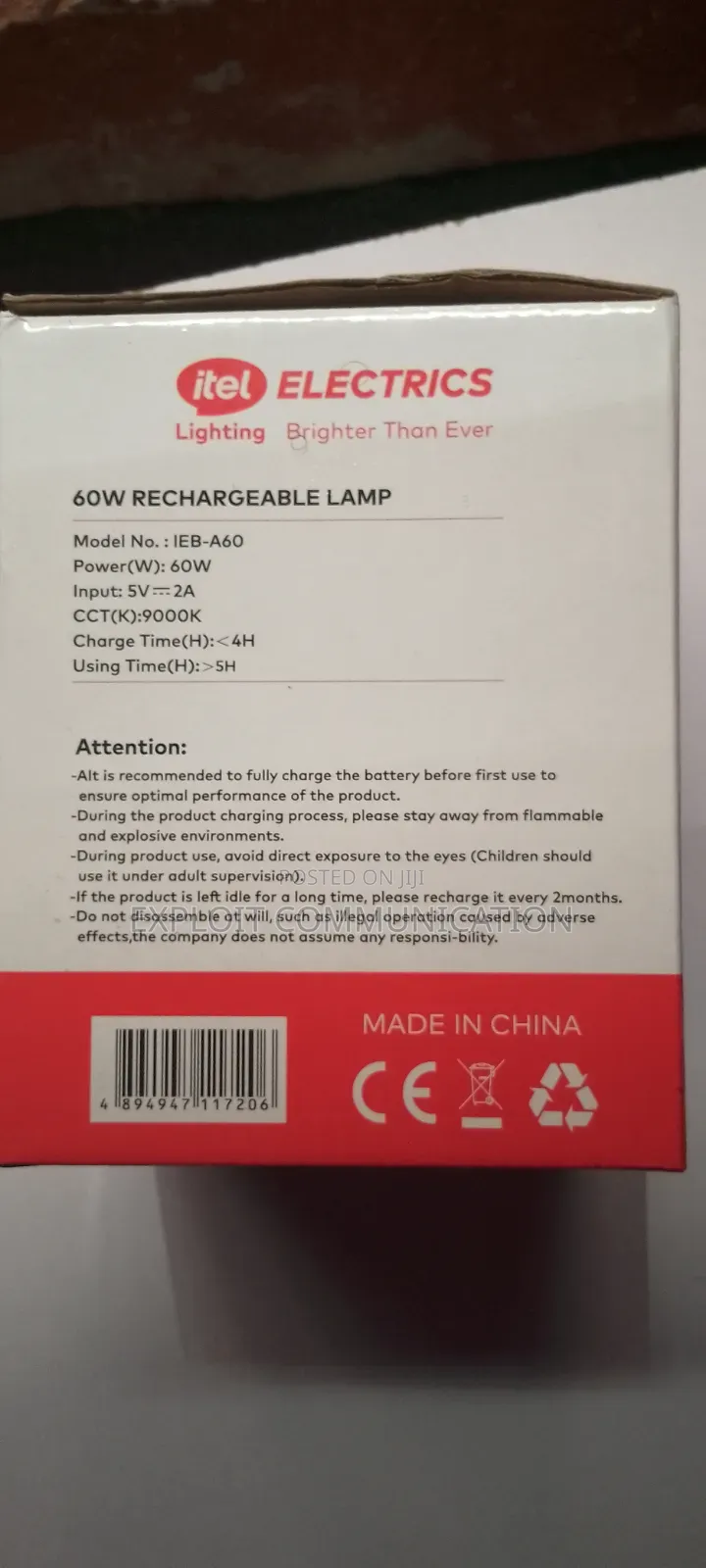 Itel Rechargeable Bulb