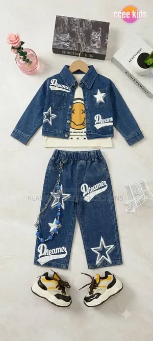 Luxury Unisex 3pc Jeans on Jean Set