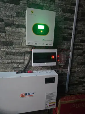 5kwh Lithium Battery With 3.5kva Inverter Installation With 12 Panels