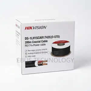 Hikvision 200m Coaxial Cable – Ds-1lh1scar1742c(O-Std)