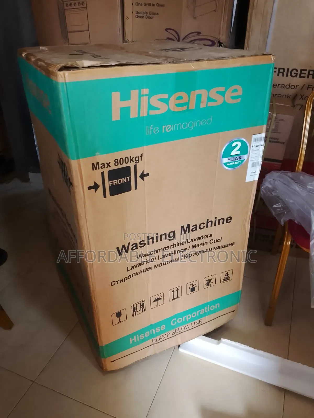 Hisense 9kg Automatic Top Loader Washing Machine+1 Year