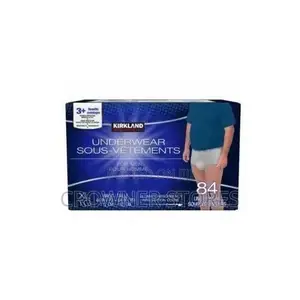 Kirkland Signature Adult Underwear/ Diapers for Men Xlarge 84 Count