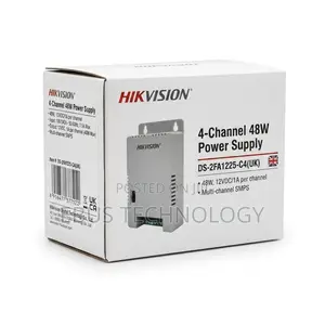 Hikvision 4-Channel 48w Power Supply – Ds-2fa1225-C4(Uk)