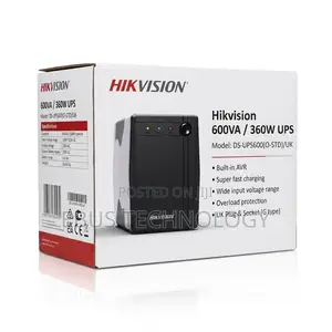 Hikvision 600va / 360w Ups – Ds-Ups600(O-Std)/Uk