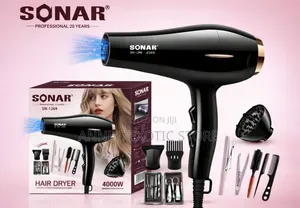 Sonar 12-in-1 Professional Hair Dryer Set – 4000w (Sn-1269)