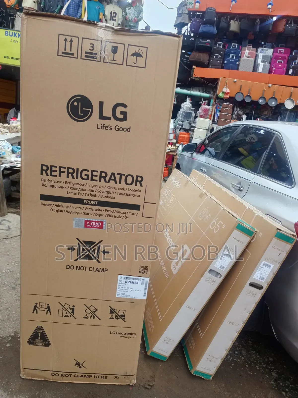 Lg 308l Double Door Top Mount Refrigerator | Ref 322 RLBN (Silver)