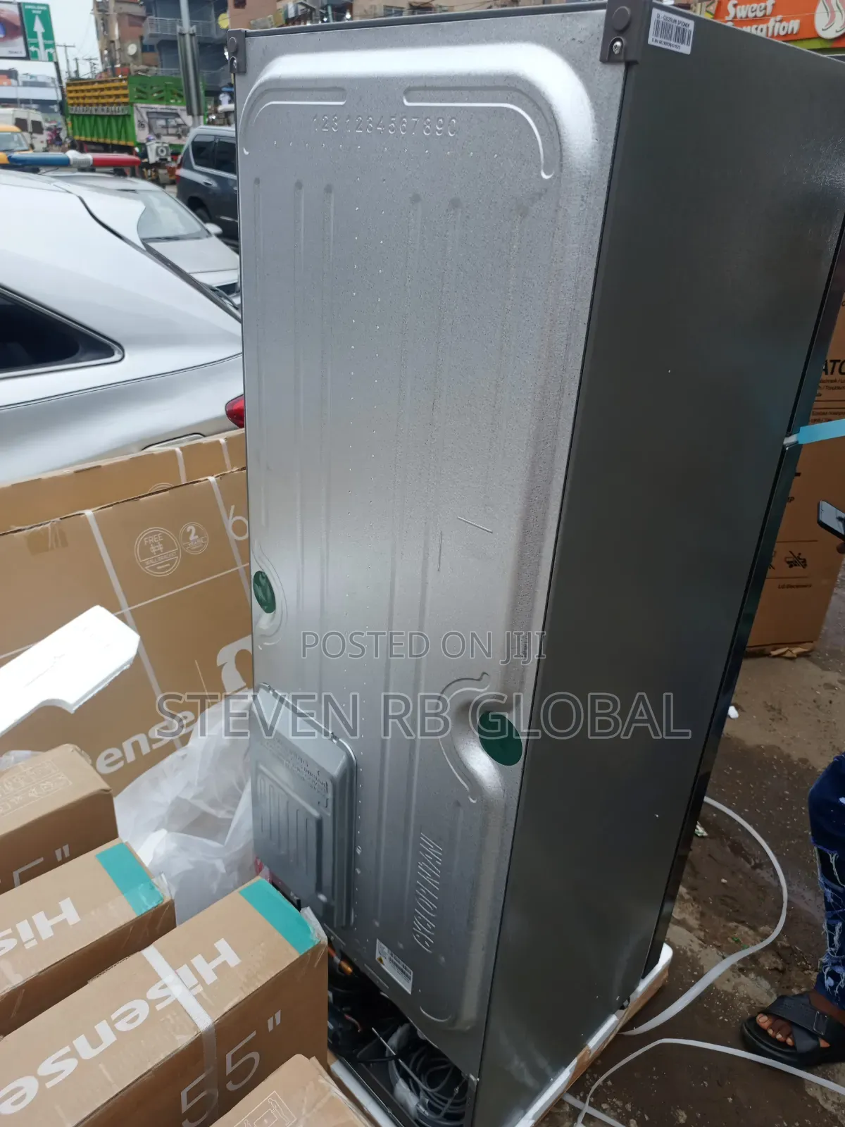 Lg 308l Double Door Top Mount Refrigerator | Ref 322 RLBN (Silver)