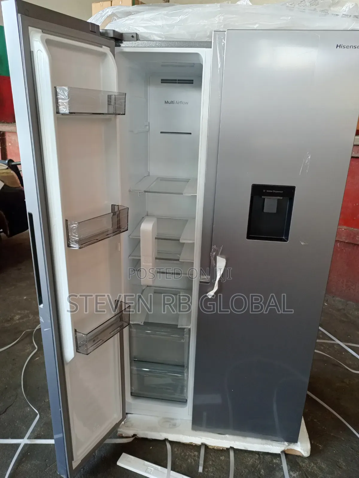 Hisense 529l Side-by-Side Refrigerator | Ref 71ws-Rc (Gray)