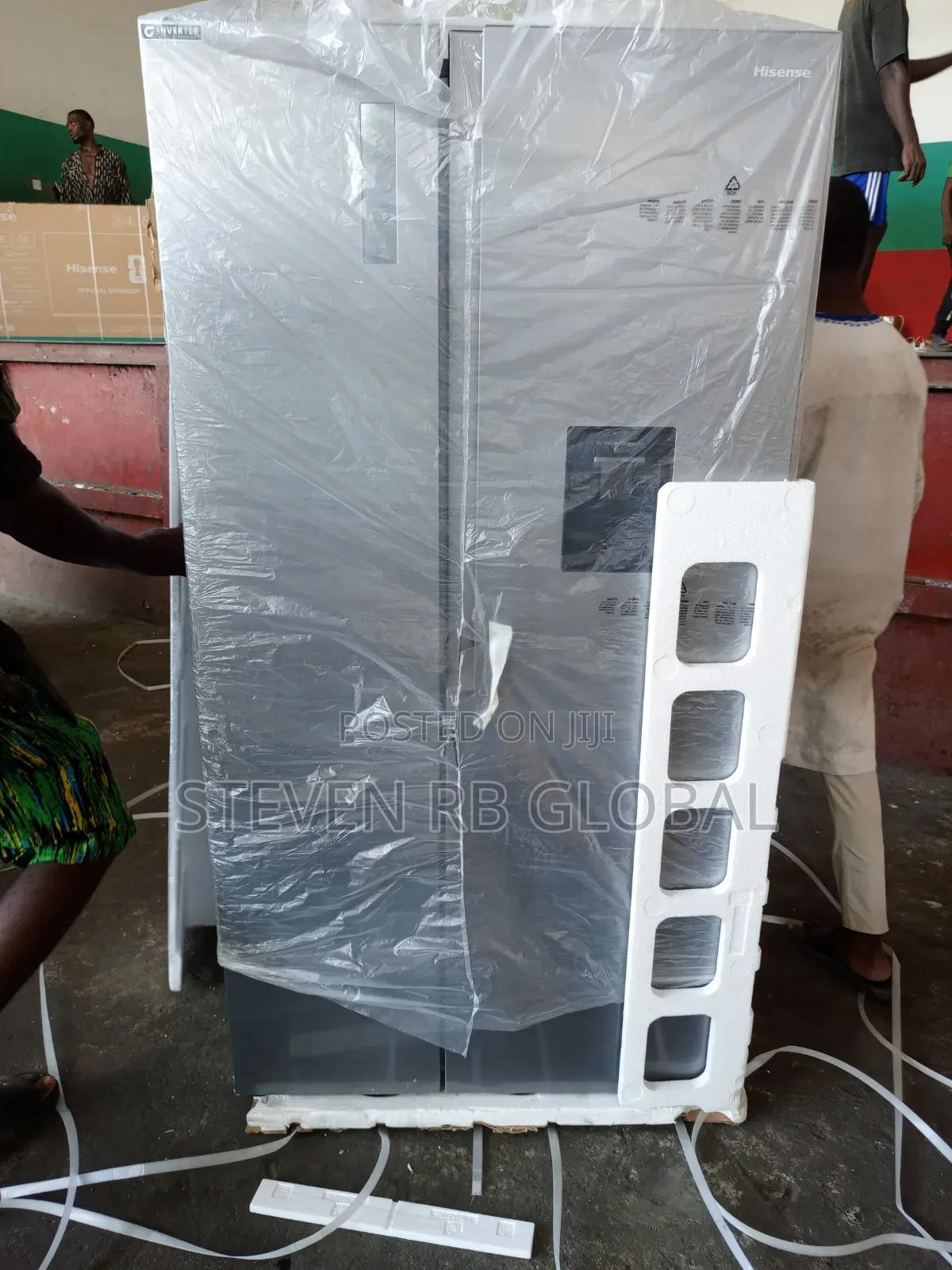 Hisense 529l Side-by-Side Refrigerator | Ref 71ws-Rc (Gray)