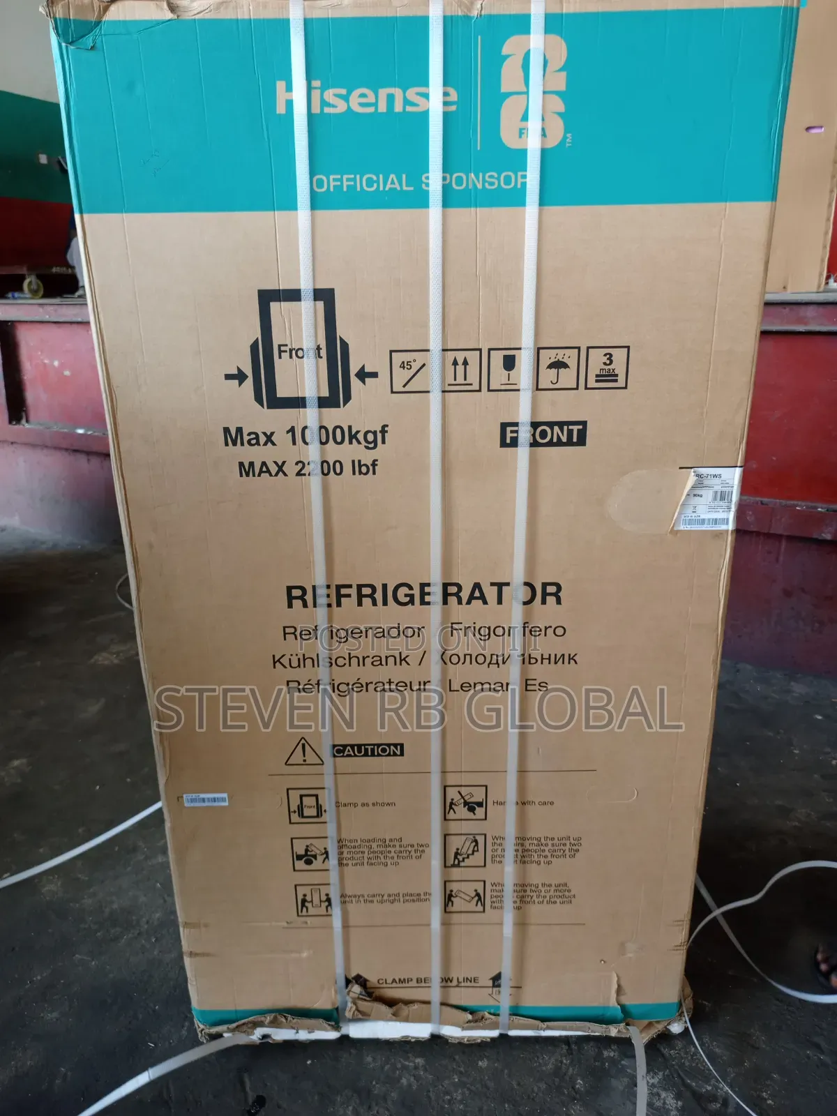 Hisense 529l Side-by-Side Refrigerator | Ref 71ws-Rc (Gray)