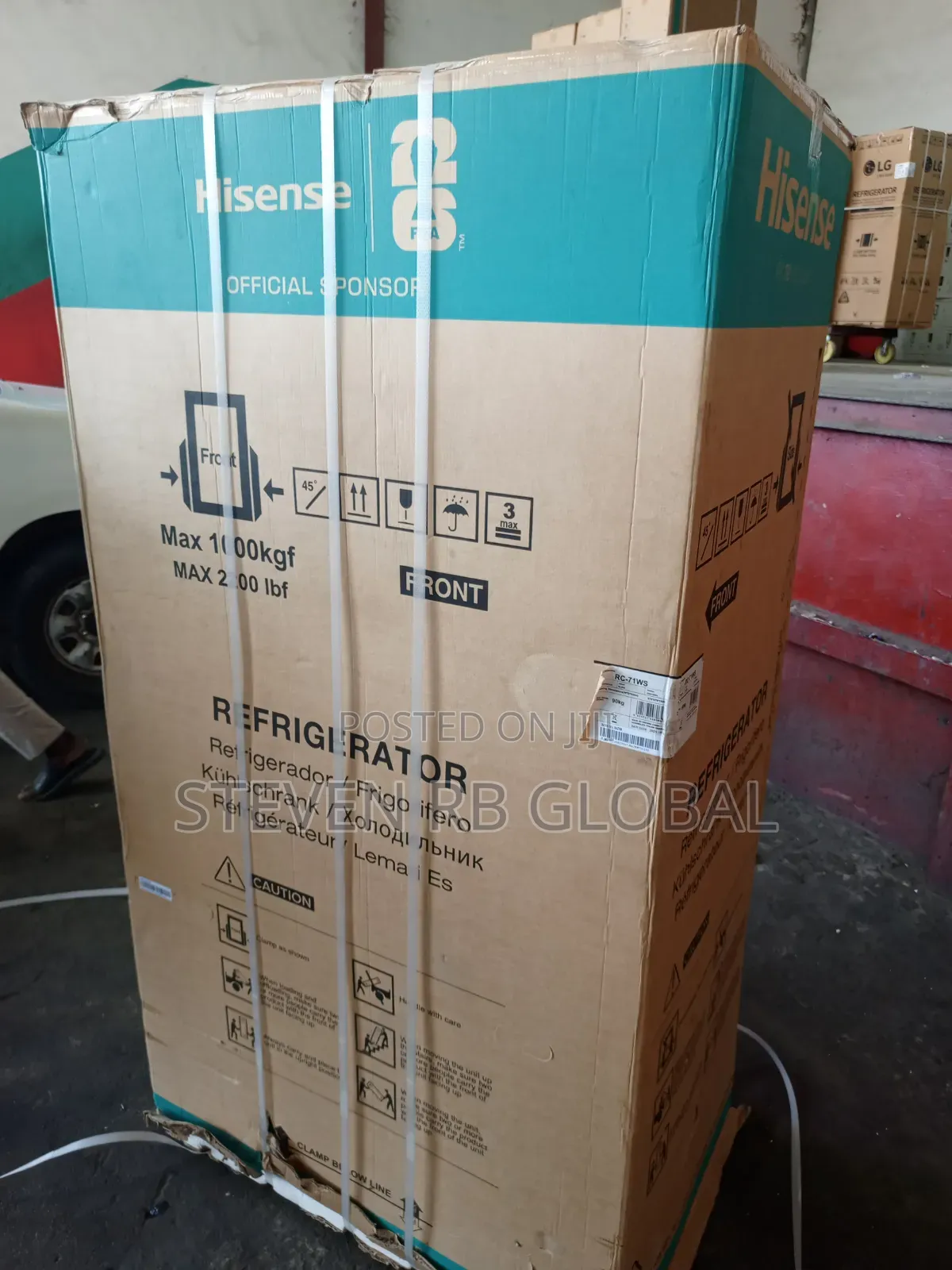 Hisense 529l Side-by-Side Refrigerator | Ref 71ws-Rc (Gray)