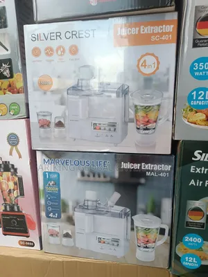 Premium Silver Crest Fruit Vegetable Juicer Blender