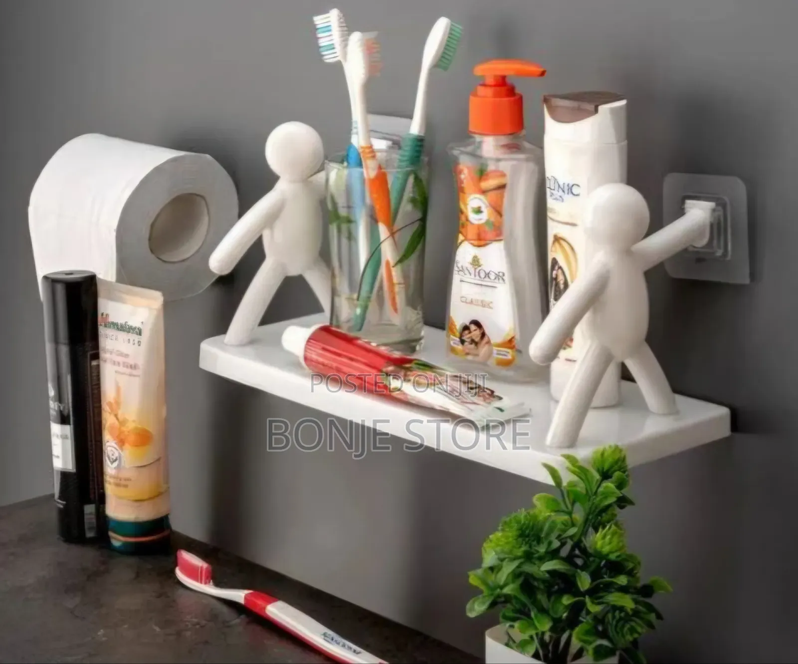 Self Adhesive Wall Mounted Multipurpose Stand Holder for Bathroom