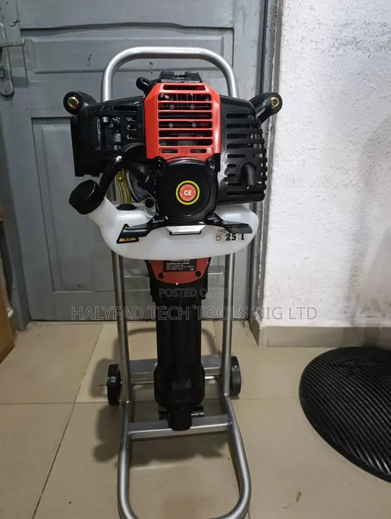 Gasoline Jack Hammer Machine With Trolley