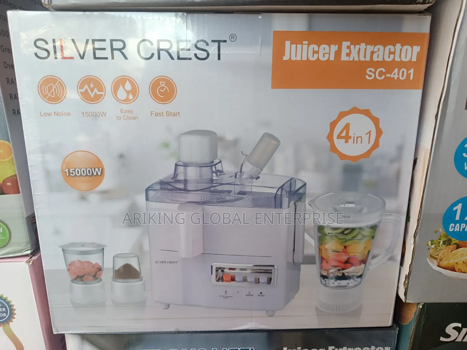 Silver Crest 4-in-1 Juice Extractor Grinder